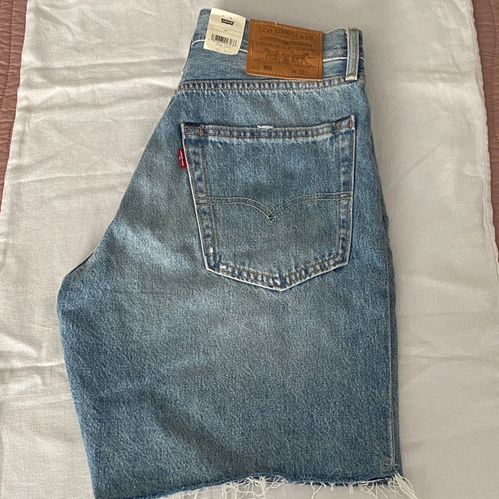 Levi's Men's Light Blue Denim Shorts